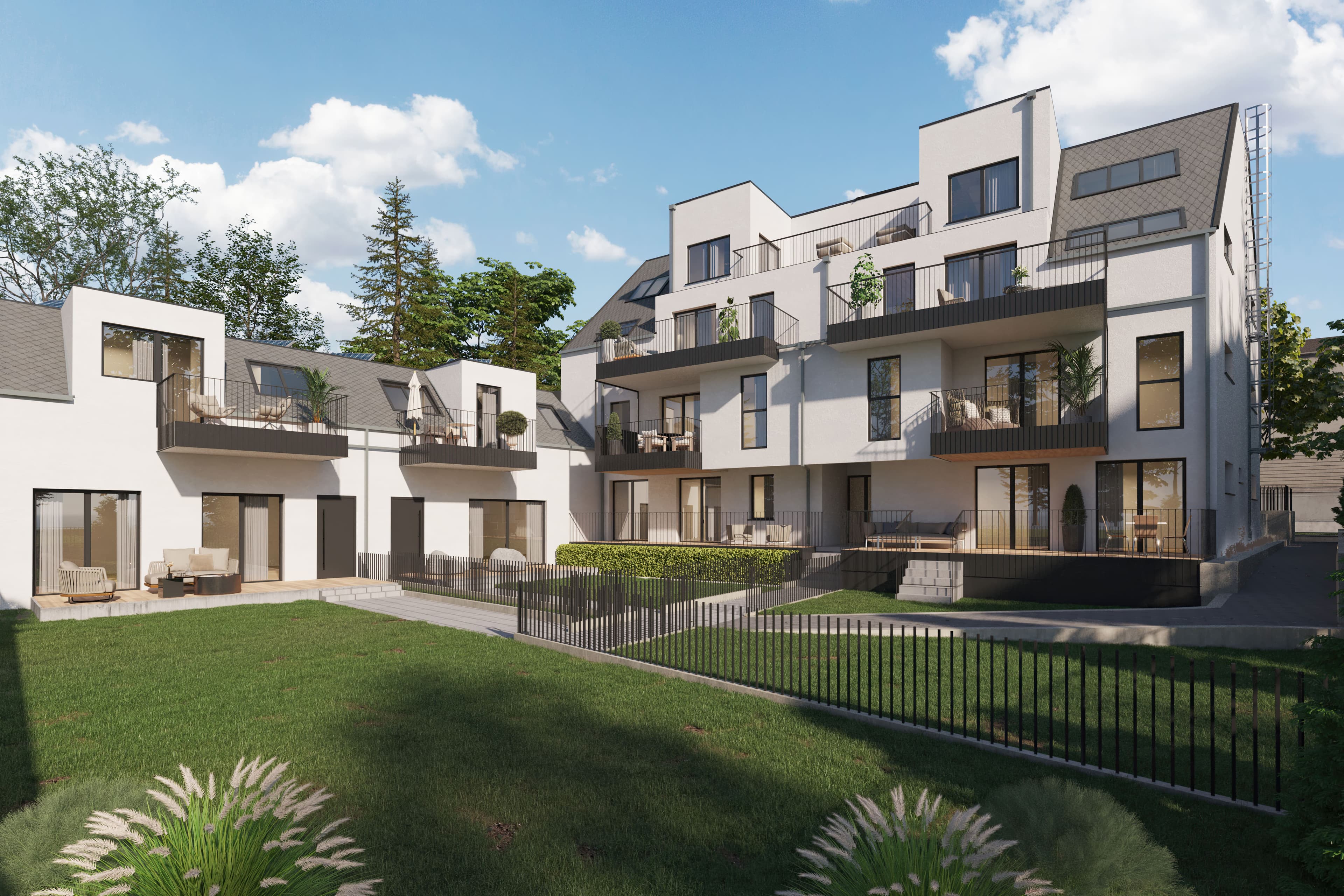 Gartenansicht Schlöglgasse