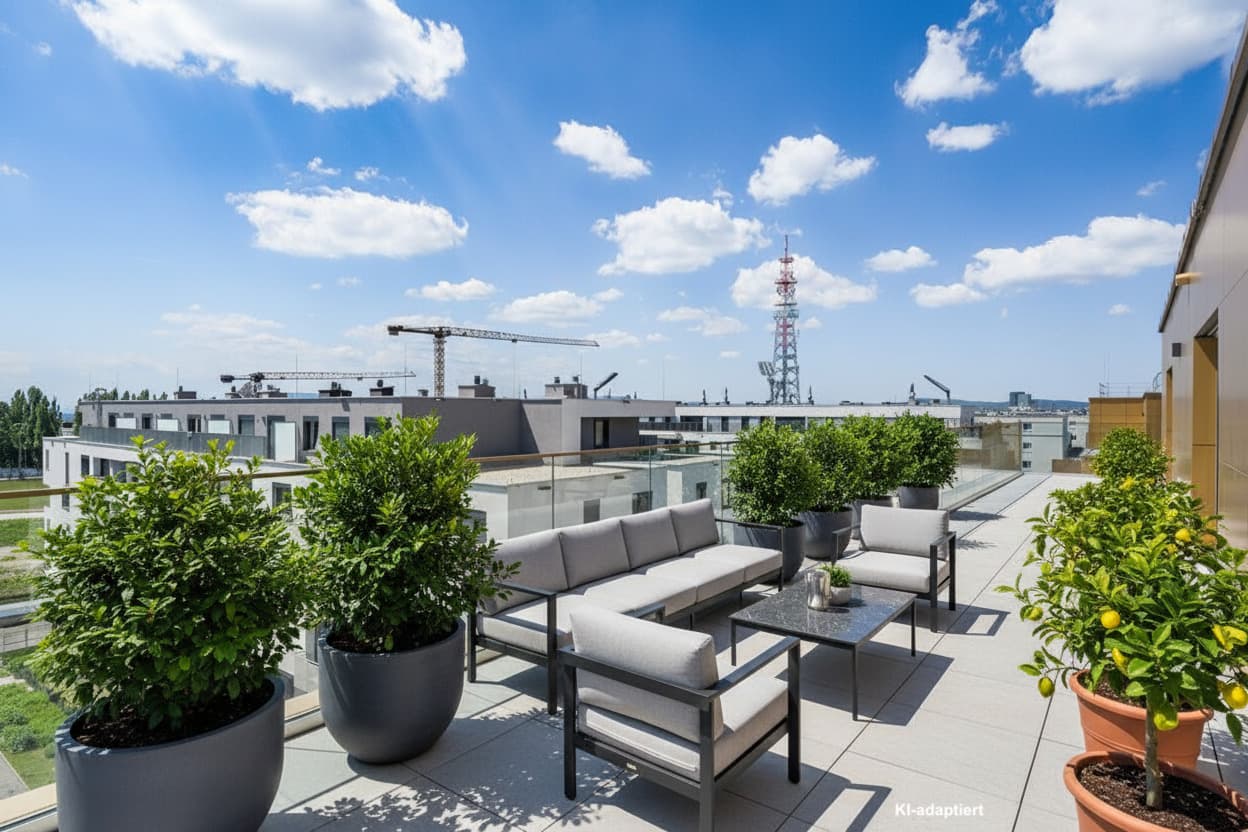 Provisionsfrei! Sonnige 3 - Zimmer DG-Wohnung im Erstbezug mit Terrasse Provisionsfrei! Sonnige 3 - Zimmer DG-Wohnung im Erstbezug mit Terrasse